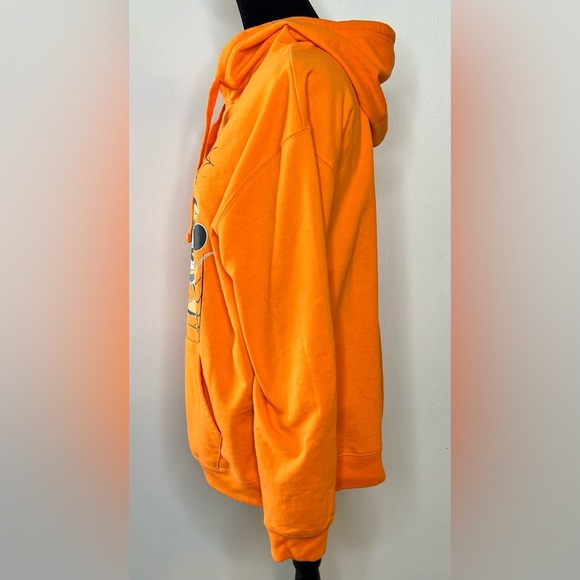 Disney Halloween Mickey Mouse hoodie sweatshirt kangaroo pocket orange XL EUC - Picture 8 of 10
